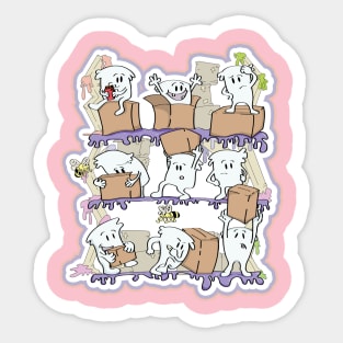 Mallows & Boxes Sticker